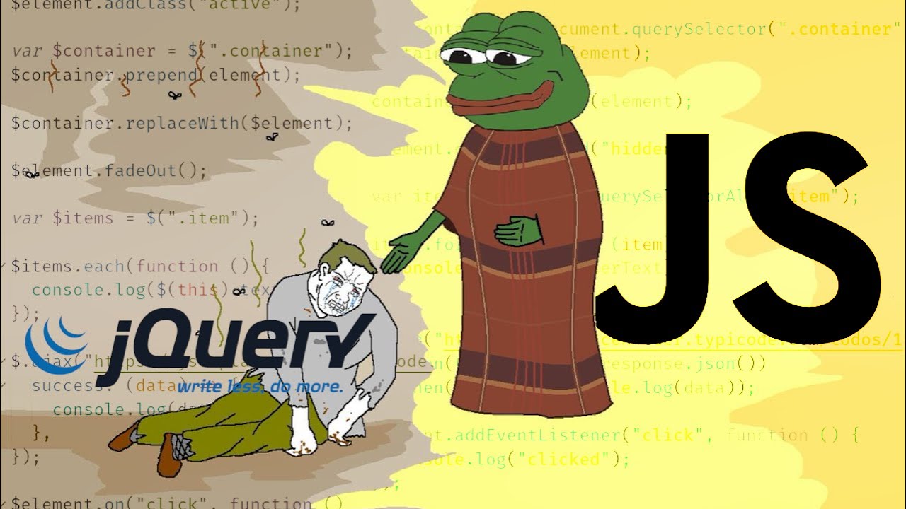 How to do Everything jQuery can do with Vanilla JavaScript