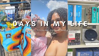 DAYS IN MY LIFE | moving, mini apt tour, grocery haul, cleaning