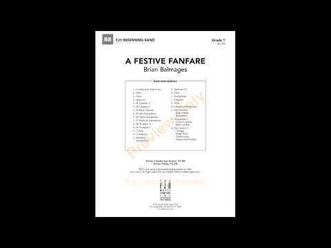 A Festive Fanfare - Brian Balmages