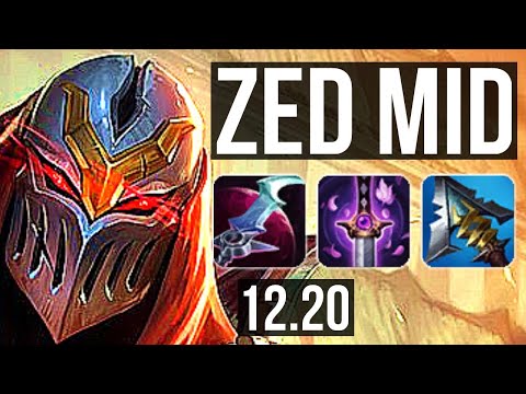 ZED vs SETT (MID) | 11 solo kills, 2.0M mastery, Legendary, 500+ games | TR Master | 12.20