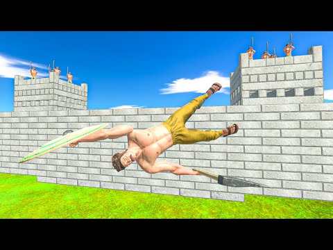 DEFENDS THE WALL ARBS | ARCHERS and SQUIRES Vs EVERY FACTIONS - Animal Revolt Battle Simulator