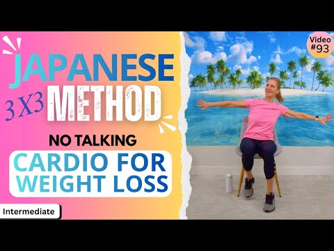 Japanese Walking Workout at Home for Weight Loss | Sit or Stand!