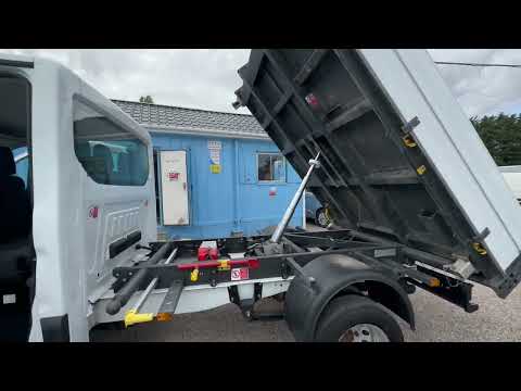 ** 3 WAY TIPPER **  2021 (21 PLATE) FORD TRANSIT 350 LEADER C/C ECOBLUE DOUBLECAB EURO 6 ULEZ FREE