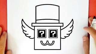 COMO DESENHAR O ADMIN LUCKY BLOCK (Roube um Brainrot) Roblox - Tutorial de Desenho Passo a Passo