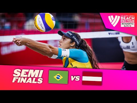 Talita/Rebecca vs. Kravcenoka/Graudina - Semi-Final Highlights of Rosarito 2022 #BeachProTour