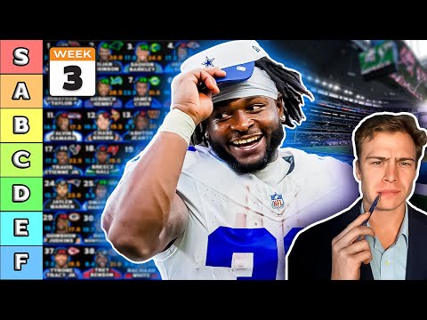 Top 40 Running Back Rankings & Tiers - Week 3 Fantasy Football