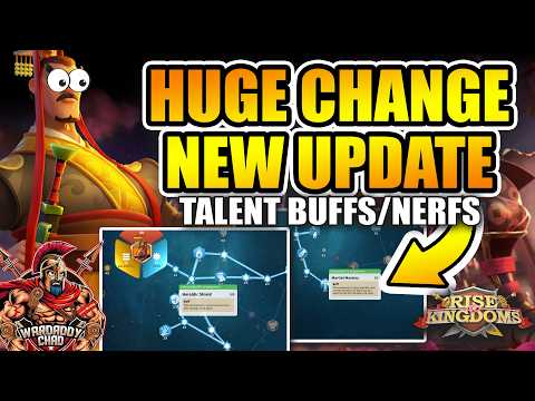 Huge Changes: New Update Buffs & Nerfs Talents/Inscriptions - Rise of Kingdoms