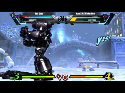 WNX(UMVC3), 4/12/2012 - Xan | IGT Unkn0wn (Viper/Sent/Wesk) Vs. DRS MCZ | 4th Star (Verg/Mag/Doom)