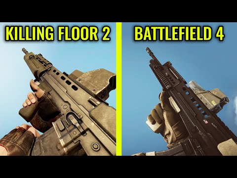 Battlefield 4 vs Killing Floor 2 - Weapons Comparison