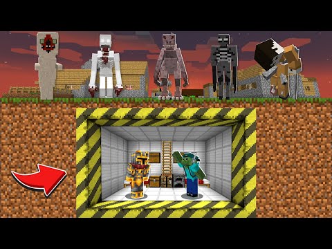 MC Naveed - Minecraft - Minecraft DONT ESCAPE UNDERGROUND SECURE HOUSE WITH SCP LOCKDOWN MOD / SCARY MUTANT ! Minecraft Mods