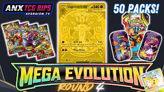 50 Packs of Mega Evolution! 🔥 Round 4 – Mega Hits Incoming?! 🎴