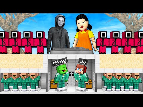 JJ and Mikey: SQUID GAME 2 Army vs SECRET BUNKER Battle in Minecraft - Maizen