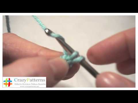 Häkelanleitung: Doppelter Luftmaschenanschlag ✄ CrazyPatterns