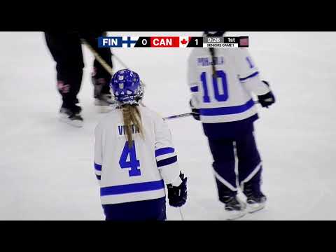 2017 World Ringette Championships: Canada vs Finland Senior Game 1