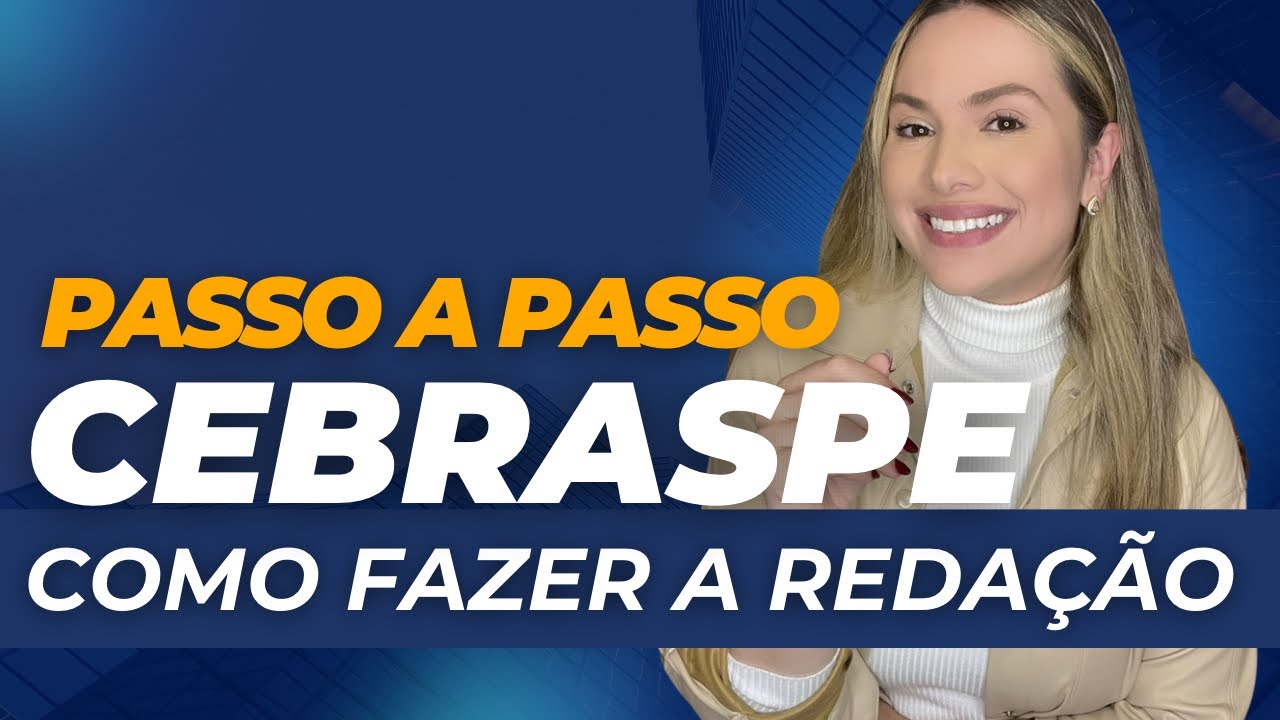 Como fazer a redação dissertava CEBRASPE