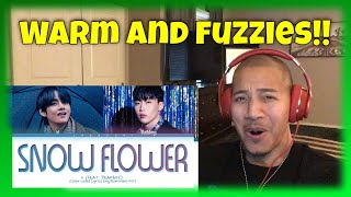 Download lagu BTS V 'SNOW FLOWER' Lyrics (feat. Peakboy) REACTION 💕 mp3