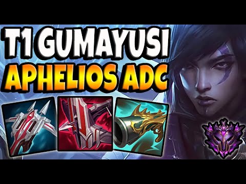 T1 Gumayusi Aphelios vs Draven [ ADC ] Ranked Master EUW Patch 11.19 ✅