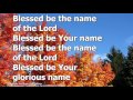 Blessed Be Your Name