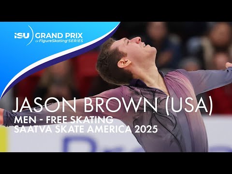 Jason BROWN | Men Free Skating | Saatva Skate America 2025 | #GPFigure