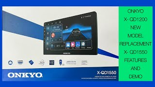 Onkyo android car stereo with 360 camera support | Onkyo New Android Stereo X-QD1550 car stereo