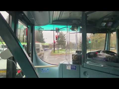 Windscreen View - Route 466 Addington Village - Sandilands (LJ10CVD DW317)