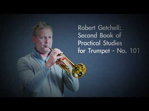 Robert Getchell-Etude #101; Second Book of Practical Studies for Cornet and Trumpet