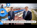 Koning opent grootste zeesluis van de wereld