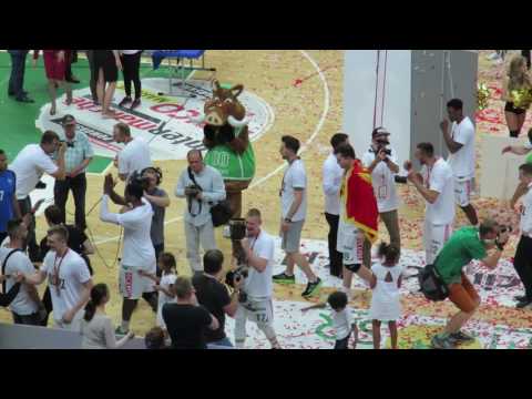 Stelmet BC Zielona Góra - Polski Cukier Toruń 88:82 - PLK Finał 5 - Mistrzowie Polski - 10.06.2017