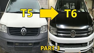 Van to Camper Van Build Part 3 T5 - T6  Conversion Facelift