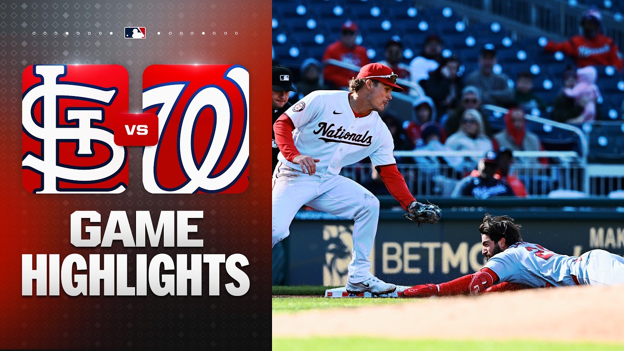 4월9일 워싱턴 세인트루이스 MLB 하이라이트