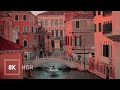 Venice Italy Cityscape In 8K HDR Canals Night Binaural 3D Sounds