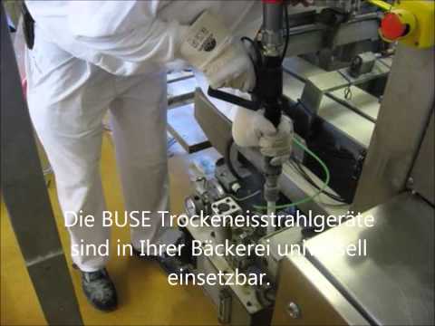 Trockeneisstrahlen in der Bäckerei