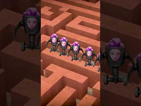 Destroy Moai vs Omnidroid Rumi in Big Maze Ep.8 Gmod