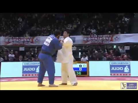 Judo 2014: Keita Iwao (JPN) - Levani Matiashvili (GEO) [+100kg] QF