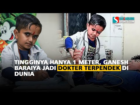 Tingginya Hanya 1 Meter, Ganesh Baraiya jadi Dokter Terpendek di Dunia