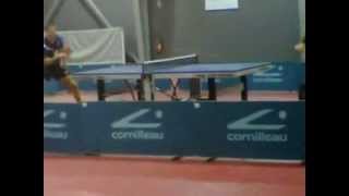 preview picture of video 'Tennis de table Echauffement Armand Phung- Pierre Bezard'