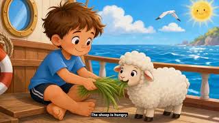 TIM HELPS A SHEEP
