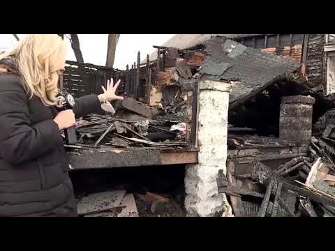 Detroit family's home damaged after abandoned house next door catches fire