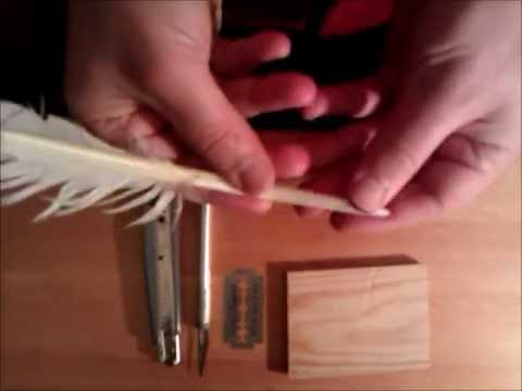 Quill How To Make Quill Pen. Milkyroad قلم پر Перо קולמוס