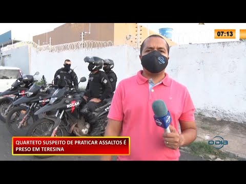 Quarteto suspeito de praticar assaltos é preso em Teresina 30 11 2020