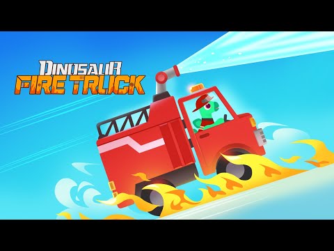 Dinosaur Fire Truck: for kids video