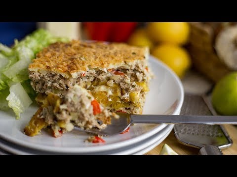 VENEZUELAN TUNA and FRIED PLANTAIN BAKE RECIPE │Mi Terruno Food