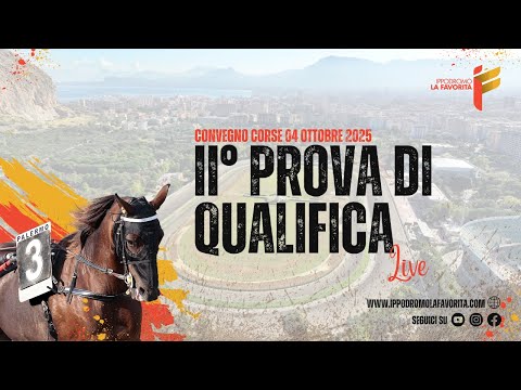 Live II° Prova di Qualifica del 4 Ottobre 2025 - 2 anni - Metri 1600