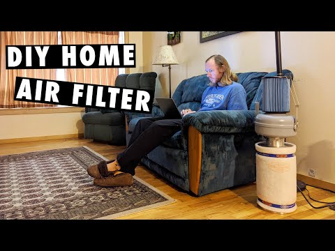 DIY Whole home air filter for smoke and pollution with carbon and HEPA filter-parts under $130