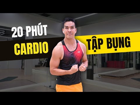 20 phút giảm mỡ, săn chắc bụng 2025 với Cardio và Tập Bụng