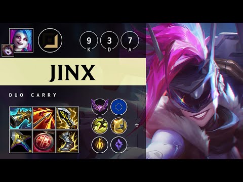 Jinx ADC vs Miss Fortune: Legendary - EUW Master Patch 25.S1.1