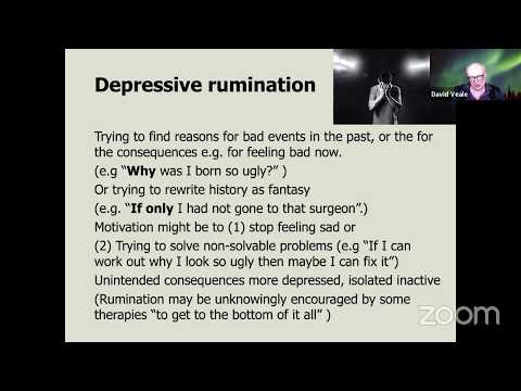 Preoccupation in body dysmorphic disorder with Prof. David Veale