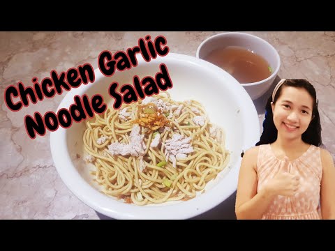 Chicken Garlic Noodle Salad Recipe | Garlic Chicken Noodle Salad Recipe | Soup Recipe | Easy Recipe