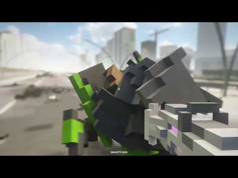 Relaxing World Destruction (Just Road) | Teardown | 4K