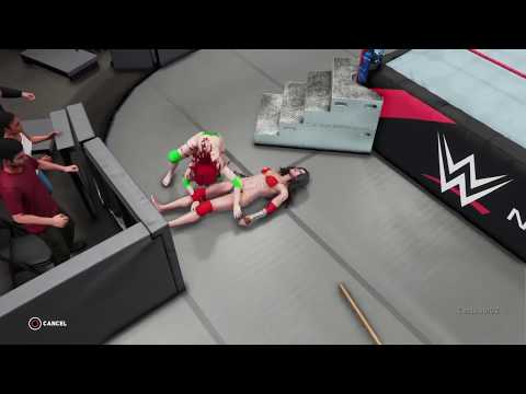 WWE 2K18 The Phoenix Standing Moonsault On Wonder Woman - Match Highlight